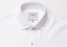 Load image into Gallery viewer, The White Kent Sport Texture Dress Shirt