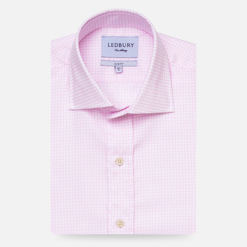 The Pale Pink Kimball Check Dress Shirt
