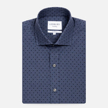 Load image into Gallery viewer, The Cadet Blue Lonsdale Printed Dot Casual Shirt Casual Shirt- Ledbury