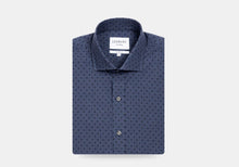Load image into Gallery viewer, The Cadet Blue Lonsdale Printed Dot Casual Shirt Casual Shirt- Ledbury