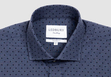 Load image into Gallery viewer, The Cadet Blue Lonsdale Printed Dot Casual Shirt Casual Shirt- Ledbury