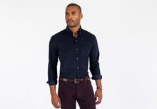 Load image into Gallery viewer, The Navy Mathews Corduroy Casual Shirt
