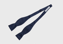 Load image into Gallery viewer, The Navy Ridgemont Bow Tie