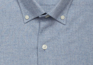 The Light Blue Heather Ryan Brushed Casual Shirt Casual Shirt- Ledbury