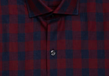 Load image into Gallery viewer, The Bordeaux Sylvan Flannel Casual Shirt Casual Shirt- Ledbury