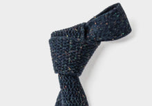 Load image into Gallery viewer, The Navy Wilshire Knit Tie