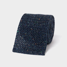Load image into Gallery viewer, The Navy Wilshire Knit Tie
