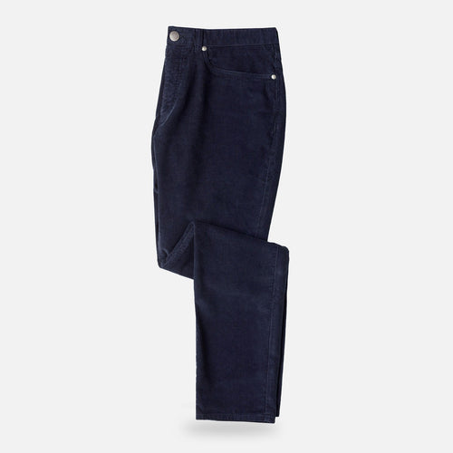 The Navy Franklin 5-Pocket Corduroy Pant
