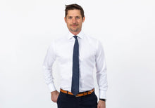 Load image into Gallery viewer, The White Fine Twill Spread Dress Shirt Dress Shirt- Ledbury