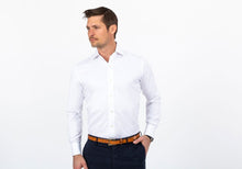 Load image into Gallery viewer, The White Fine Twill Spread Dress Shirt Dress Shirt- Ledbury