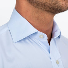Load image into Gallery viewer, The Blue Fine Twill Spread Dress Shirt Dress Shirt- Ledbury