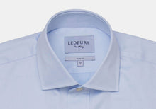 Load image into Gallery viewer, The Blue Fine Twill Spread Dress Shirt Dress Shirt- Ledbury