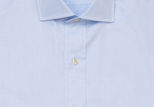 Load image into Gallery viewer, The Blue Fine Twill Spread Dress Shirt Dress Shirt- Ledbury