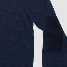 Load image into Gallery viewer, The Navy Emmons Stripe V-Neck Sweater