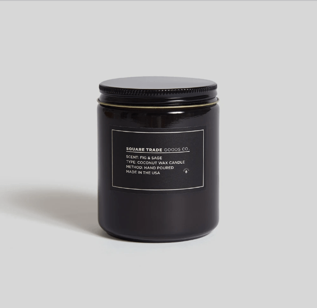 Square Trade Goods Fig and Sage Candle Candle- Ledbury