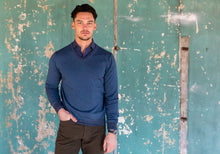 Load image into Gallery viewer, The Cadet Blue Lonsdale Printed Dot Casual Shirt Casual Shirt- Ledbury