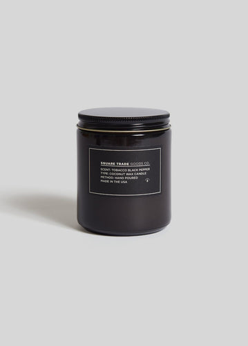 Square Trade Goods Tobacco Black Pepper Candle