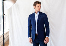 Load image into Gallery viewer, The Slim Fit Navy Wellington Sport Coat