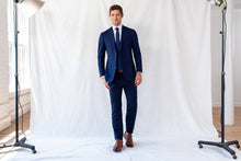 Load image into Gallery viewer, The Slim Fit Navy Wellington Sport Coat